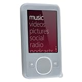 Silicone Skin Case for Microsoft Zune Gen2 80G, Clear White