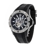 Produkt-Bild: DeTomaso Herrenuhr Carrara Automatik Schwarz Silicone Dt1018-A