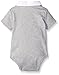 Calvin Klein Newborn Boys Interlock Body Top with Woven Shorts, Gray, 6-9 Months