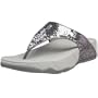 FitFlop Women's Electra Sandal,Pewter,10 M US