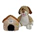 Happy Nappers Dog House to Dog 21" Plush Pillow Play Pal Pets