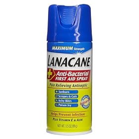 Lanacane Anti-Bacterial First Aid Spray: 3.5 OZ