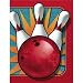 It's A Strike! Bowling Party Invitations 8 Pack