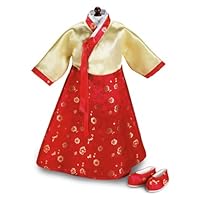 Korean Hanbok and Shoes ~ fits 18 American Girl Dolls