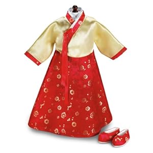 Korean Hanbok and Shoes ~ fits 18 American Girl Dolls by Girlfriends Collection Carpatina Dolls