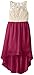 Ruby Rox Big Girls' High Low Dress with Crocet Bodice