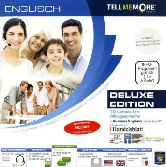 Tell me More Englisch. 10 Lernstufen. Deluxe Edition. Version 10.0 DVD-ROM für Windows 7; Vista; XP