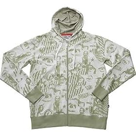 Dragon Lurid Zip-Up Hoody - 10/White