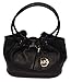 Michael Kors Ring Tote MD EW Black Leather