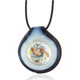 Colorful Swirl Murano Glass Necklace Pendant