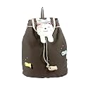 [Catch the Fish] 100% Cotton Fabric Art School Backpack / Outdoor Backpack