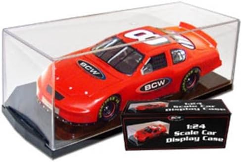 5 Acrylic 1:24Th Scale Diecast Car Display Case Holders