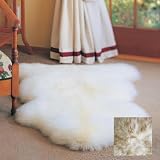 Bowron One Pelt Gold Star Rug