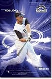 Colorado Rockies (Matt Holliday) Sports Poster Print - 24
