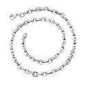 Designer Style High Polish Mens Stainless Steel Necklace