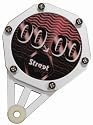 SILVER MOTORBIKE/MOTORCYCLE WATERPROOF TAX DISC HOLDER WITH THEFT RESISTANT OPENING
