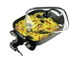 Team MC4 Square Multi Cooker ,steel Body With Glass Lid