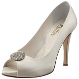 Bridal by Butter Womens Celeste Peep-Toe Platf