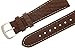 JP Leatherworks Mens Genuine Italian Leather Watchband Tan 22mm Watch Band