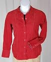 Corduroy Maternity Blouse in Pink, Teal, Chocolate, Orange and Purple