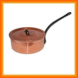 ORIGINAL French Copper SAUTEPAN Pan Pot - 24 cm = 9 1/2 