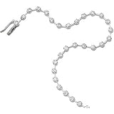 14K White Gold Diamond Necklace - 4.00 Ct.