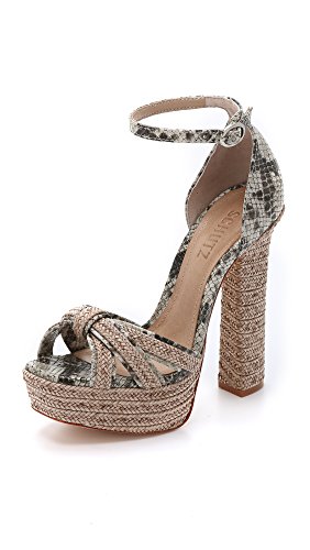 Schutz Women's Kenedy Platform Sandals, Natural/Oyster, 5 B(M) US