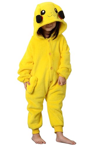 Chubby-Japan-Pikachu-Kigurumi-Costumes-For-Children-Size-85Height3943