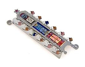 Beaded Torah Mezuzah from the Artazia Collection #721 GM OM