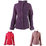 Ladies Fleece Jacket Zip Up Winter Coat Arctic Storm