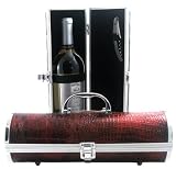 Picnic Gift Gala Croc Burgundy Wine Purse - Picnic Gift 3062-BU