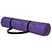 Jiva Non-Slip Yoga Mats With Free Carrying Strap and Bag ✮ 1/4 Inch Thick Memory Foam ✮ Best Yoga Mat for Pilates, Gym, or Home Exercises ✮ Eco-Friendly ✮ Easy for Travel ✮ 100% Money Back Guarantee