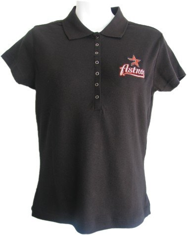 Astros Womens Polo Shirt - Houston Astros Remarkable Polo by Antigua - S