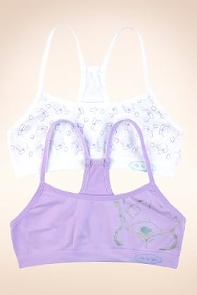 2 Pack - Older Girls' Tatty Teddy Seam Free Foil Crop Tops