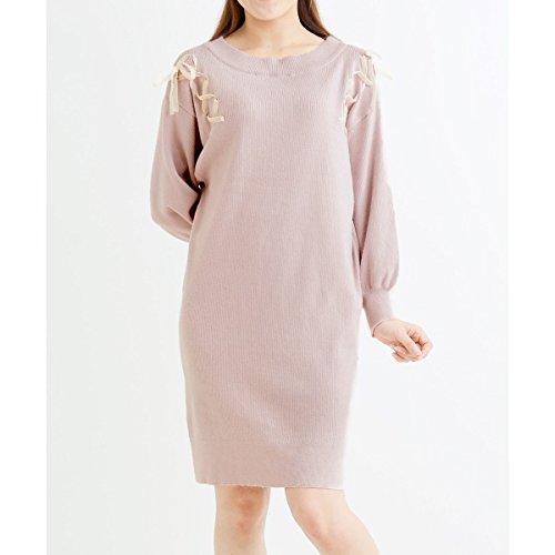 マジェスティックレゴン（MAJESTIC LEGON） レースアップニットワンピース