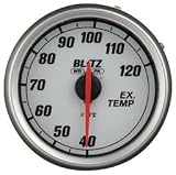 Blitz (19458) MD Series EGT Gauges - White