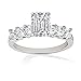 2.65 Ct Emerald Cut Diamond Engagement Ring VS1-H GIA
