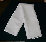 Body Pillow Pillowcase 100% Cotton, 300 Thread Count Color: White