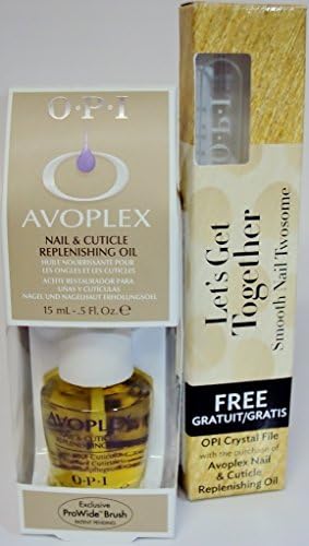 OPI Avoplex Nail &amp; Cuticle Replenishing Oil with Free OPI Crystal File