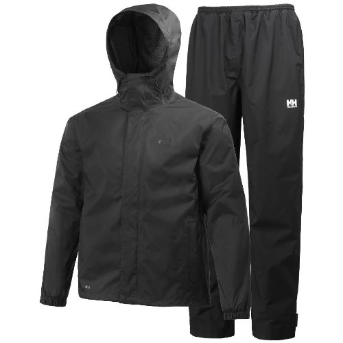 Helly Hansen Men's Seven J Rain Jacket and Pant Set - Black S