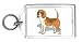 Keychain with hound, dog, pet, animal