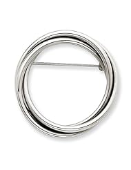 14k White Gold Pin