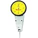 Starrett 811-MPZ Dial Test Indicator without Attachments, Swivel Head, Yellow Dial, 0-40-0 Reading, 0-0.8mm Range, 0.01mm Graduation