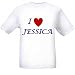 I LOVE JESSICA - Name-series - White T-shirt