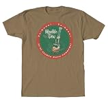 Mountain Dew - Hillbilly Adult T-shirt in Khaki, Size: X-Large