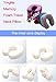 Yinglite Memory Foam Travel Neck Pillow U Shape , Ortho Therapy Neck Support Pillow with Velour Cover (Rose Red)