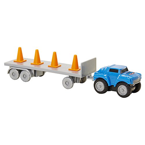 Max Tow Truck 87231 Mini Haulers Blue Jeep with Cones Vehicle