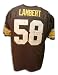 Autographed Jack Lambert Pittsburgh Steelers Throwback Black Jersey Hof Inscription