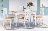 Natural 48" Dining Table Set By Coaster Furniture