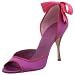 Hollywould Women's Gertrud Peep Toe Two Piece Pump,Fuchsia,38 EU (US Women's 8 M)